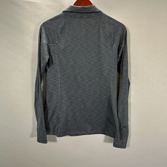 Under Armour Top Kids Medium 1/4 Zip Cold Gear Long Sleeve Fleece Lined Gray - Picture 5 of 9